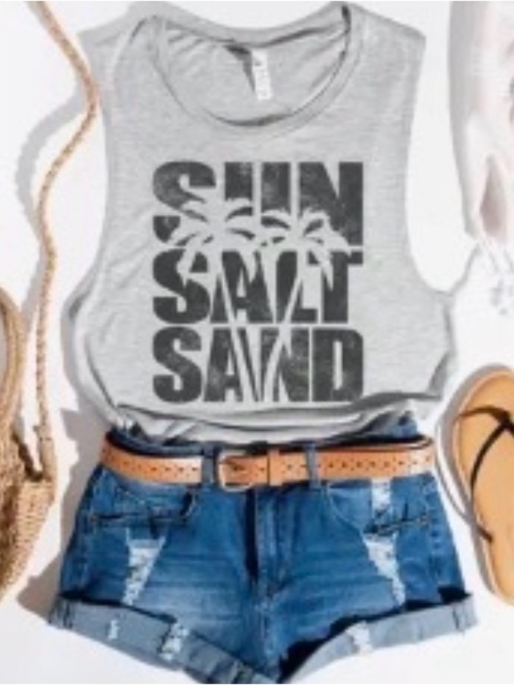 sun, salt, sand tank